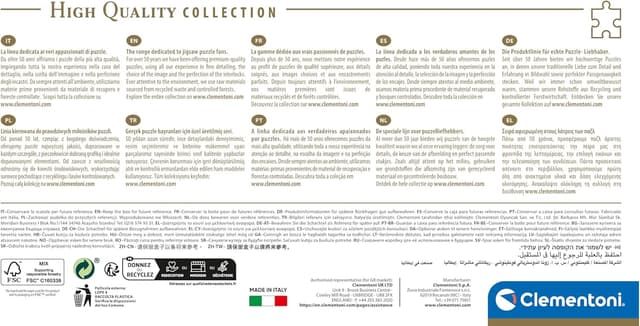 Detalle de Clementoni Disney Puzzle 1000 Teile 98 x 33 cm