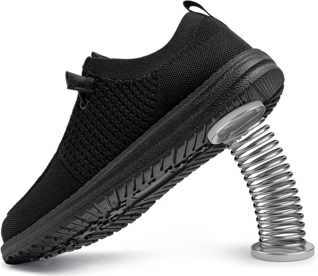 Thumbnail 6 de LARNMERN Steel Toe Loafers Women Lightweight