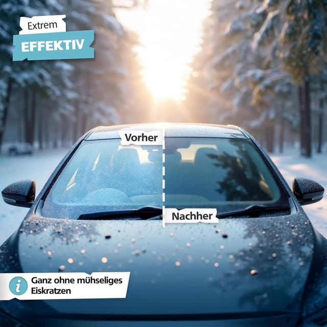 Detalle de SPRINGER RX5270 Scheibenenteiser-Spray (750 ml) – selbsttätig gegen Eis, Raureif & Schnee, Made in Germany