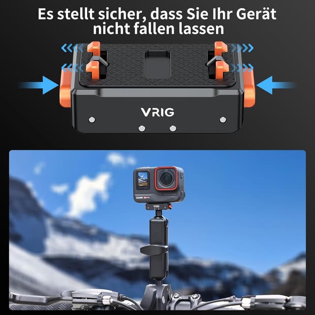 Detalle 2 de VRIG AC-07 Magnetische Basis für Insta360 X5/X4 Adapter