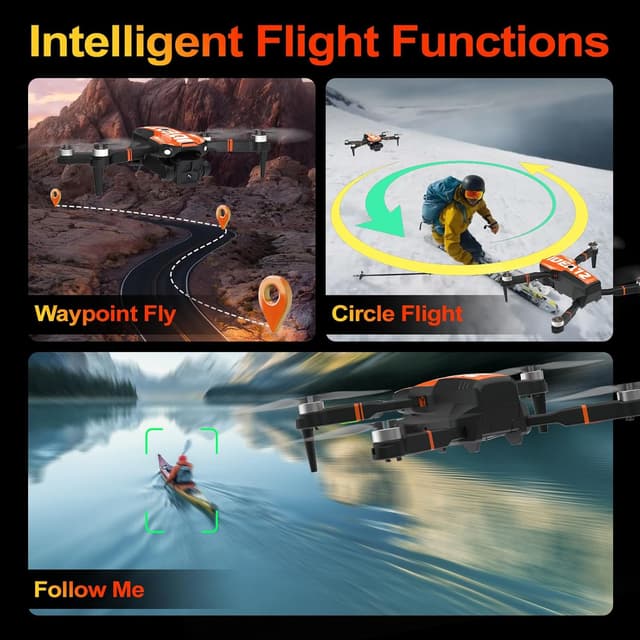 Thumbnail 3 de LE-IDEA GPS Drone con Cámara 4K