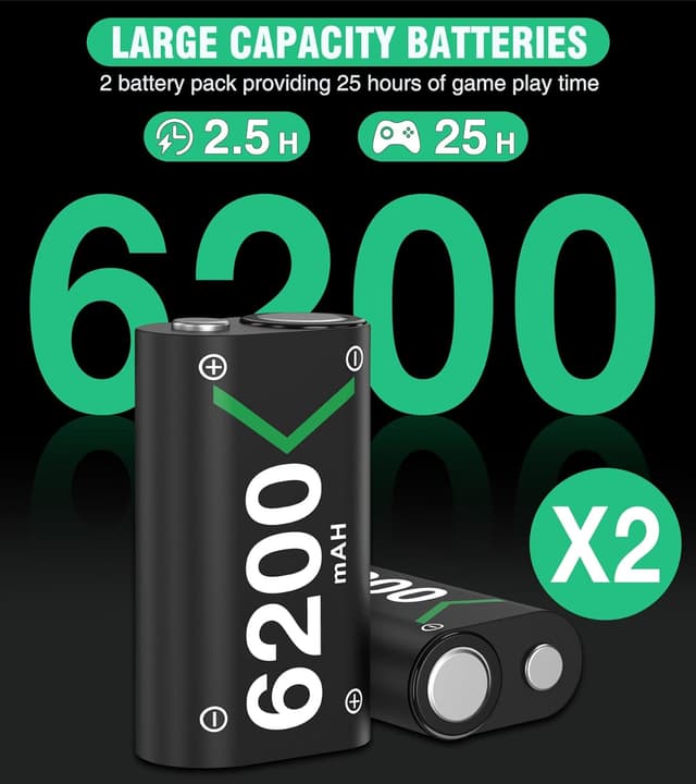 Thumbnail 5 de Xbox Controller Rechargeable Battery Pack with Dock for Xbox Series X|S