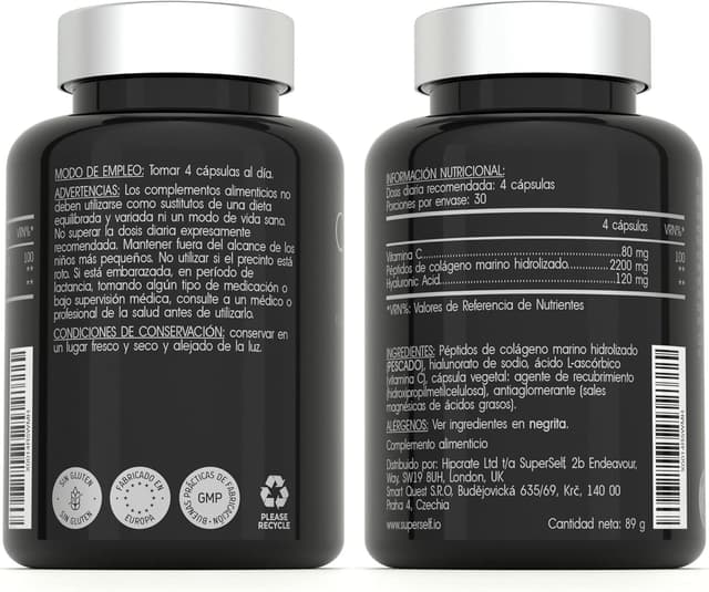 Thumbnail 1 de Colágeno Marino Hidrolizado 2400 mg con Ácido Hialurónico 💧