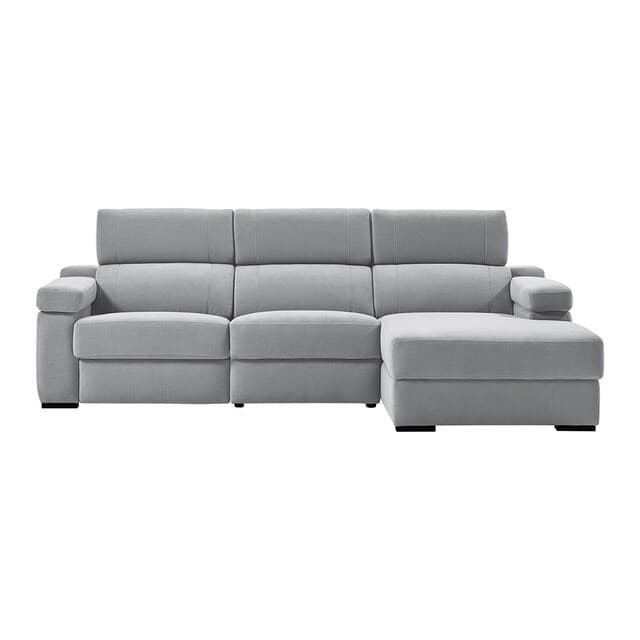 Detalle de El Corte Inglés City sofá 3 plazas, 1 relax eléctrico