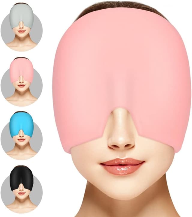 Imagen de ACWOO Migraña Gorro de Gel 180° rosa en OfertitasTOP