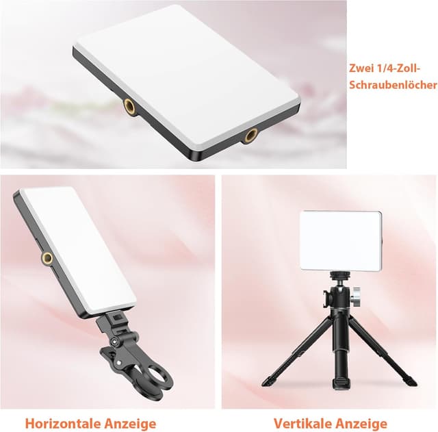 Thumbnail 3 de TONEOF Selfie Licht 2500–9000K Videolicht für Handy