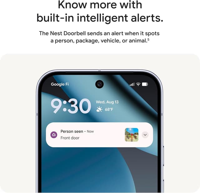 Thumbnail 6 de Google Nest Doorbell (Wired, 3rd Gen) 2K