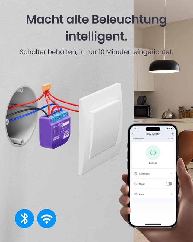 Detalle 1 de SwitchBot WLAN Schalter 1 2er Pack