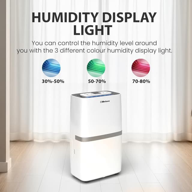 Detalle de Belaco 20L dehumidifier for damp control