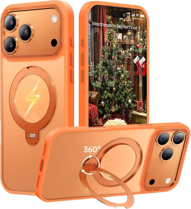 Detalle de Peerock 360° Spin Magnetic Stand iPhone 17 Pro 6.3"