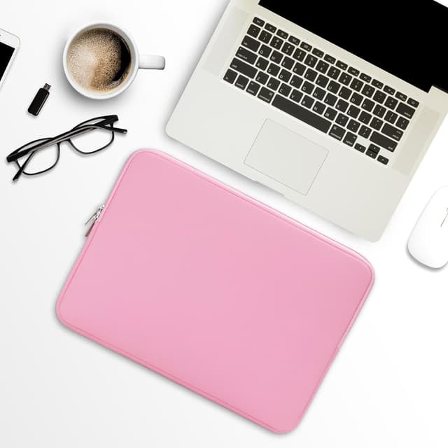 Detalle 2 de RAINYEAR laptop sleeve 14 inch pink