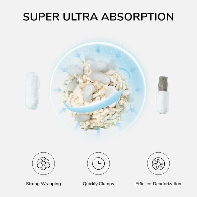 Detalle 2 de FUKUMARU Tofu Cat Litter 10.8 kg clumping cats' litter 🐱