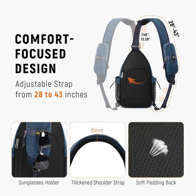 Thumbnail 4 de SKYSPER Sling Bag Anti-Theft RFID crossbody bag