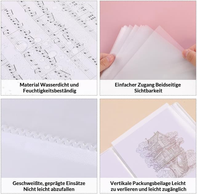 Thumbnail 4 de skydue Zeugnismappe A4 30 Hüllen