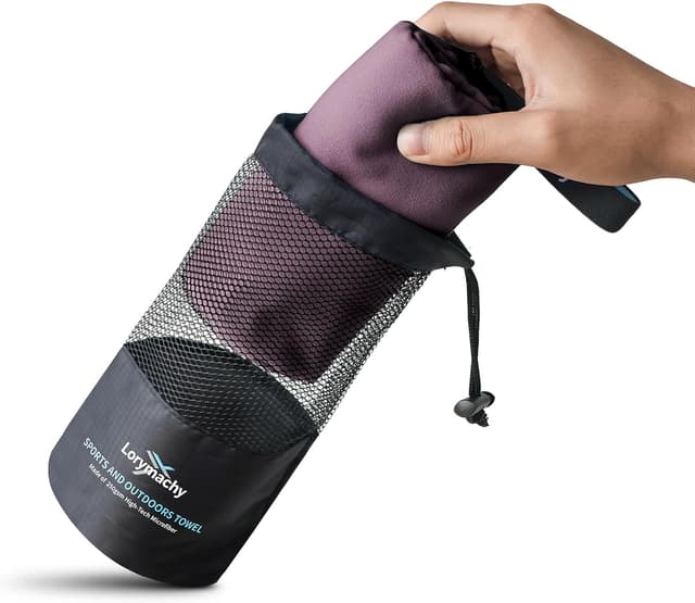 Detalle 2 de Microfibre towel 30×60cm silver-ion quick dry