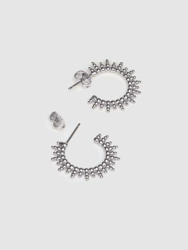 Detalle de SINGULARU Pebbles Sun orecchini 2,2 cm