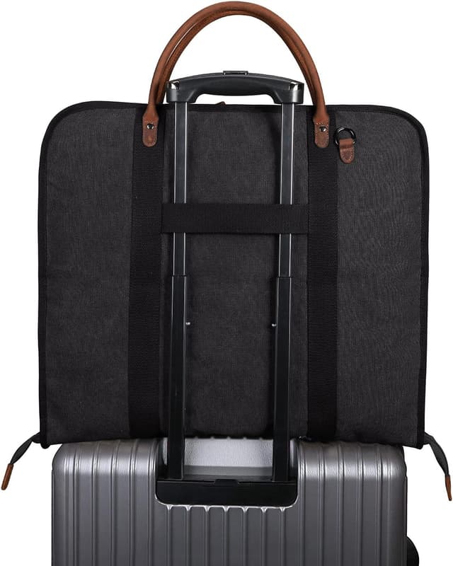 Detalle 1 de S-Zone sac à main de voyage d’affaires en toile et cuir pour homme et femme