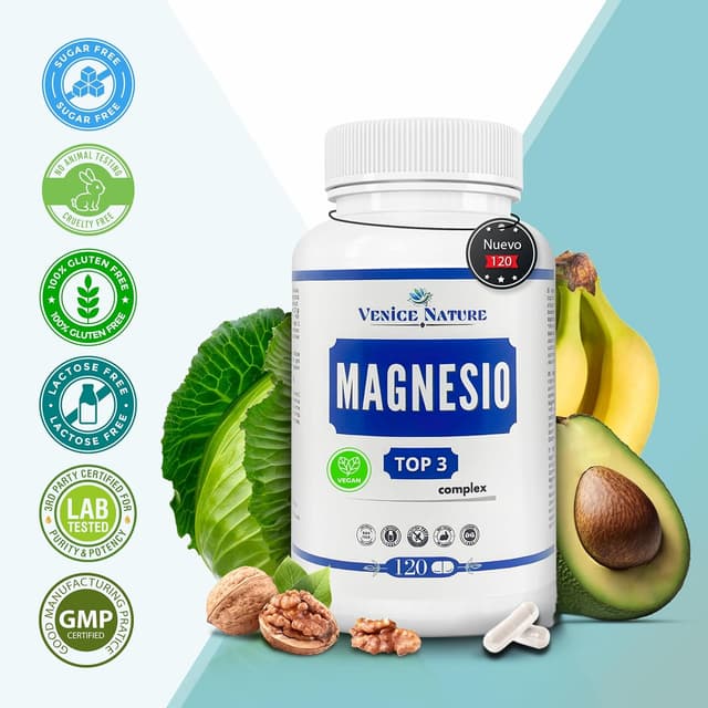 Thumbnail 3 de Venice Nature Magnesium Complex 🌿 120 Cápsulas Veganas