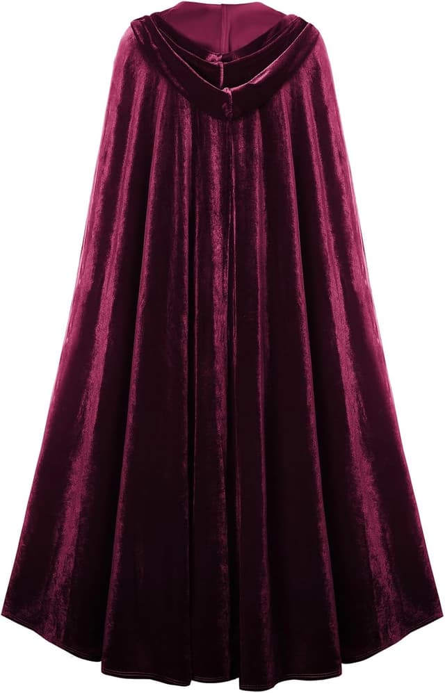 Thumbnail 2 de SCARLET DARKNESS Cape Renaissance maxi velours 1m80