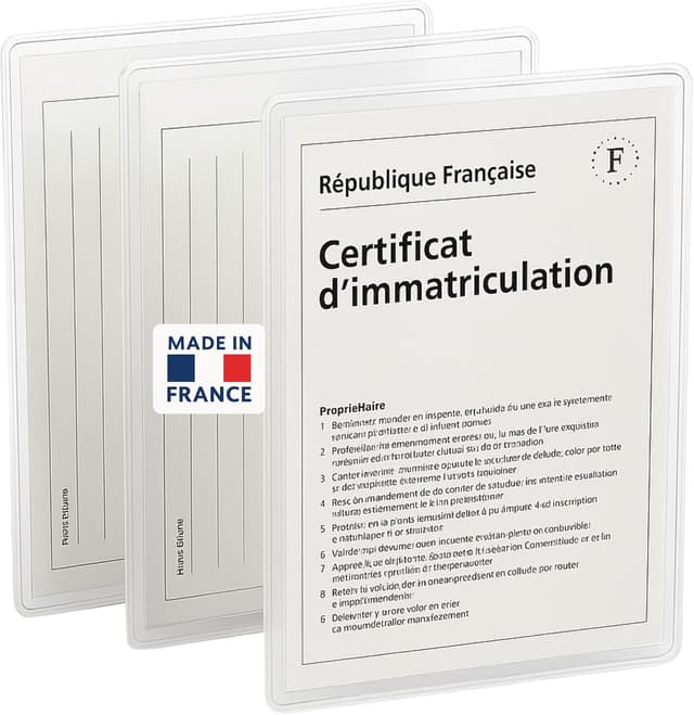 Imagen de Idée pro mobilité Étui Carte Grise 3 pièces en OfertitasTOP