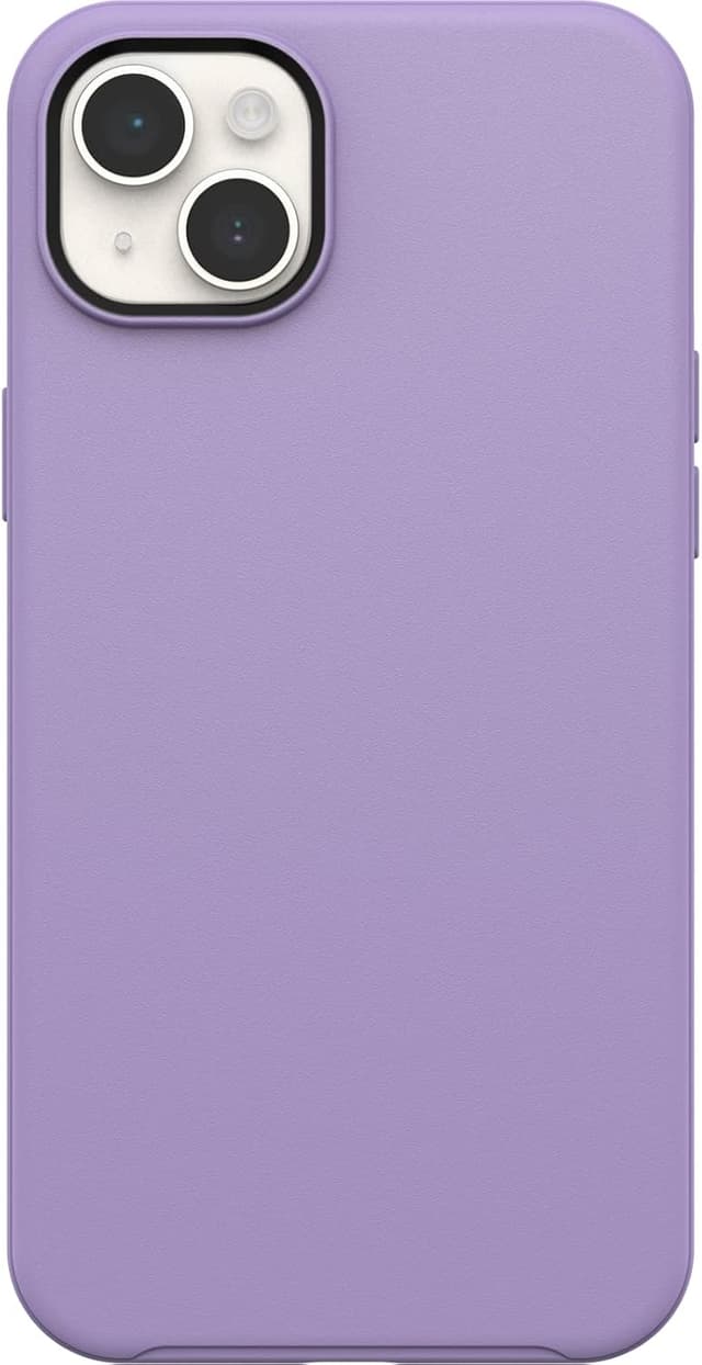Detalle 2 de Otterbox Symmetry+ para iPhone 14 Plus con MagSafe 💜