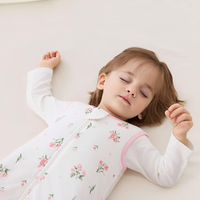 Detalle 2 de Duomiaomiao Baby Sleeping Bag 1.5 Tog (100% Cotton) 18–36 Months – Unisex wearable blanket