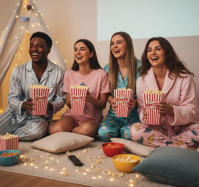 Thumbnail 2 de MATANA 50 boîtes popcorn rétro 17x9 cm