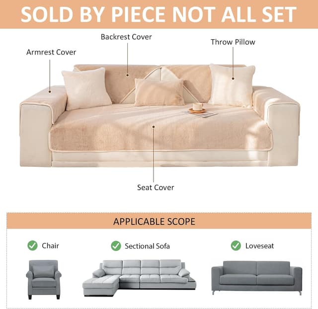 Thumbnail 5 de New Sofa Covers Washable 90x160cm Sofa Cover 🛋