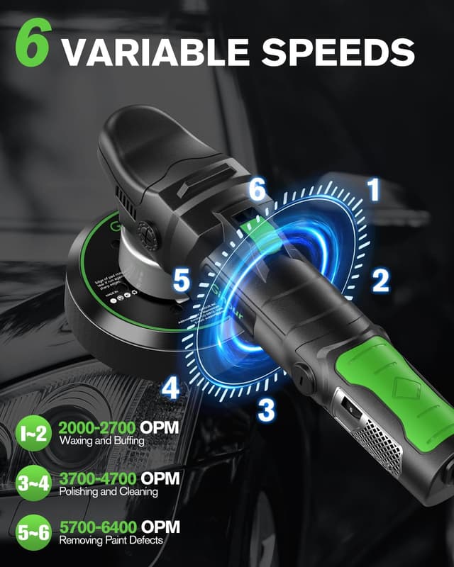 Thumbnail 2 de Ginour 1050W Dual Action Car Polisher 150mm