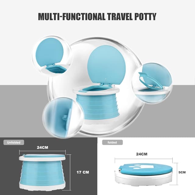 Thumbnail 5 de VISATOR Pot pliable 1-3 ans pour voyage đźš˝