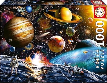 Detalle de Educa - Misión asteroide | Puzzle 1000 Piezas 🧩
