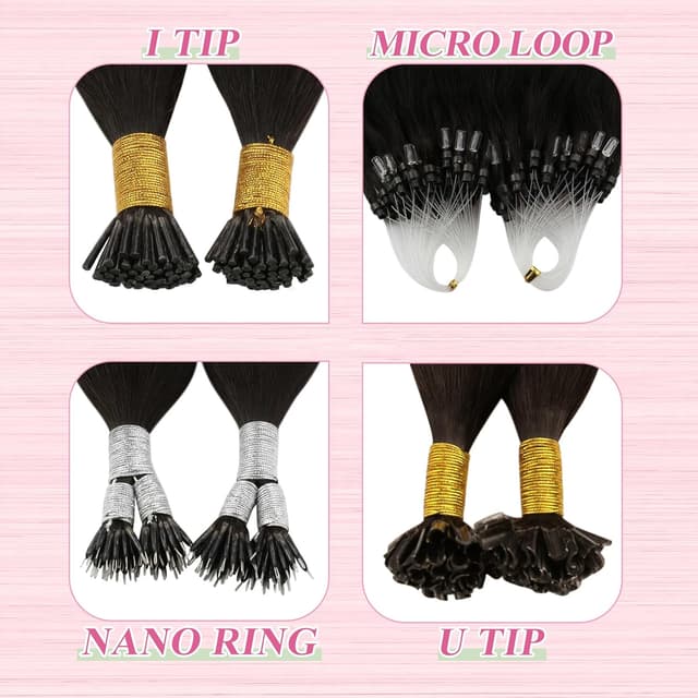 Thumbnail 5 de YoungSee U-Tip Echthaar Extension 45 cm