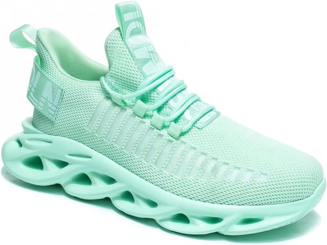 Detalle de GSLMOLN Womens Walking Shoes Mesh Non Slip Sneakers for Gym, Sports, and Casual Wear