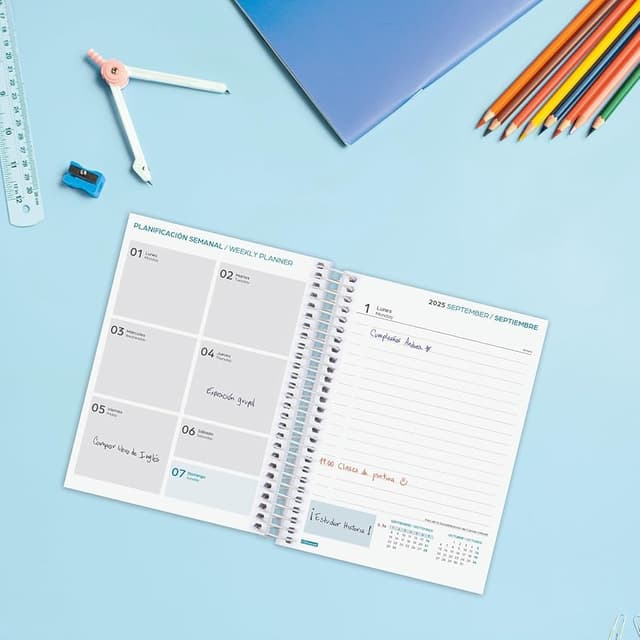 Thumbnail 6 de Finocam Agenda Cool Curso 2025–2026 1 día página Azul