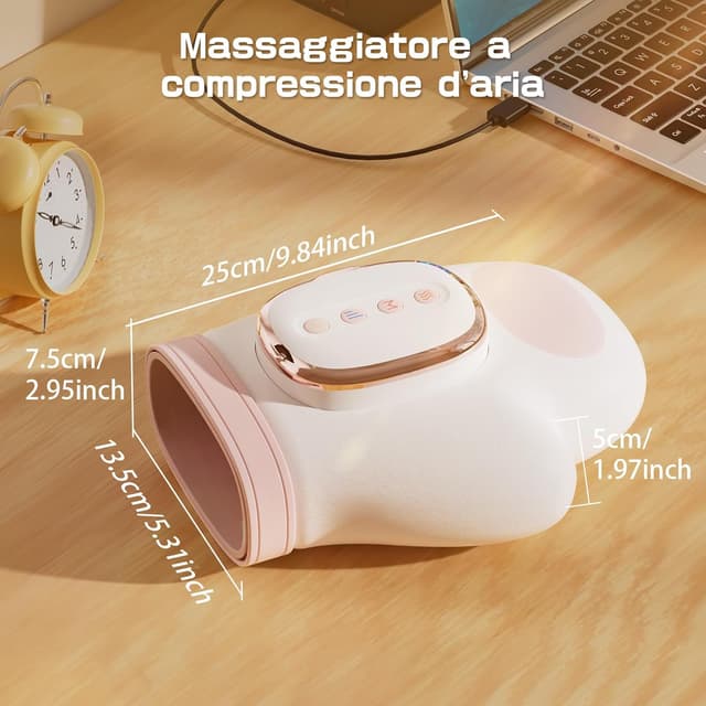 Detalle de Prisag Massaggiatore mani per tunnel carpale rosa