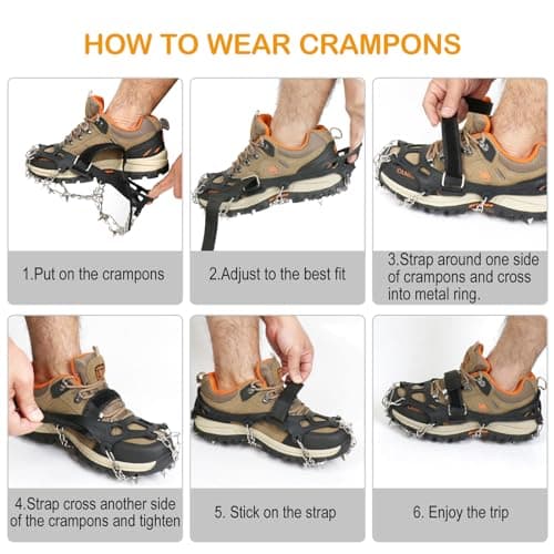 Thumbnail 5 de Yoomens Ramponcini per Scarponi 24 denti antiscivolo 🧗