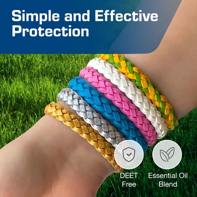 Thumbnail 6 de Active Era Mosquito Repellent Bracelet (18 Pack) – DEET-free insect & midge bands with citronella blend
