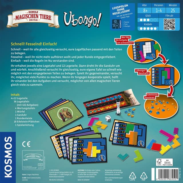 Detalle 2 de KOSMOS 684501 Ubongo ab 8 Jahren 🎲