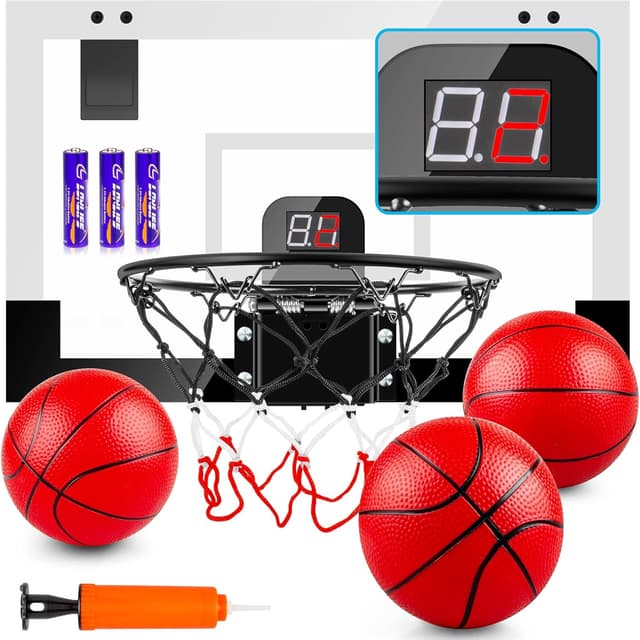 Imagen de TREYWELL Indoor Mini Basketball Hoop with Scoreboard en OfertitasTOP