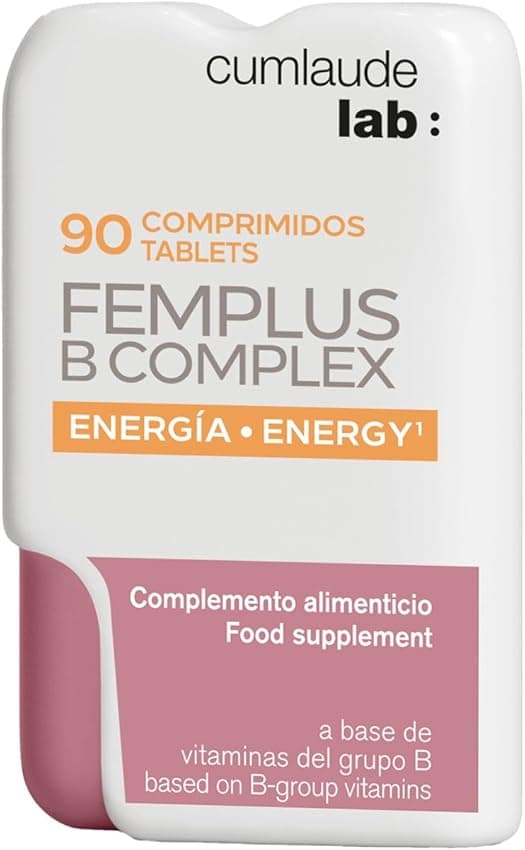 Detalle de Cumlaude Lab FemPlus B-Complex 90 comprimidos 💊