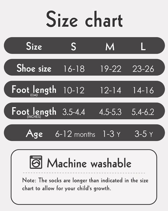 Thumbnail 4 de Kyopp 5 Paar Babysocken Stoppersocken