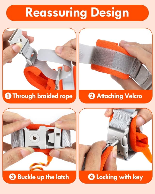 Detalle 1 de Lehoo Castle anti-lost wrist link reins