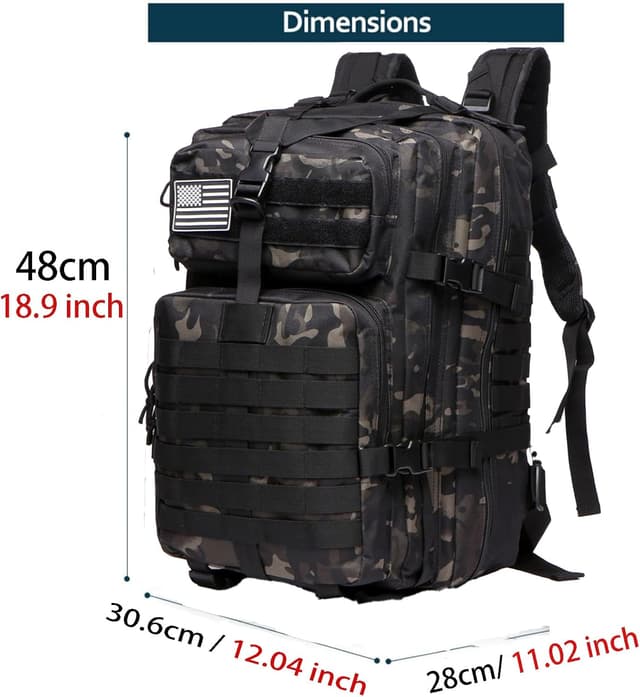 Detalle 2 de Thuram fishing backpack 50L waterproof