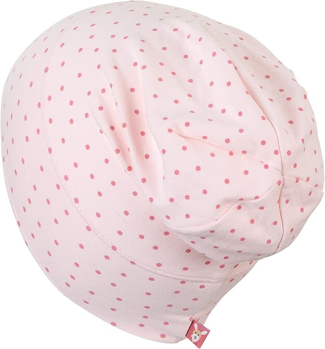 Detalle 1 de Sterntaler Baby Mädchen Slouch-Beanie Beanie Baby GOTS – rosa (Kinderbeanie aus Singlejersey)