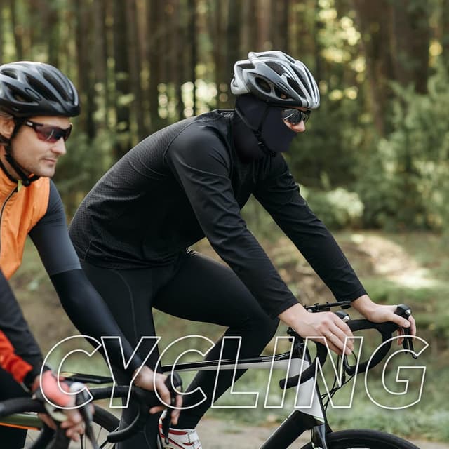 Detalle de LONGKING Sturmhaube / Skimaske (Balaclava) mit UV- und Windschutz für Damen & Herren