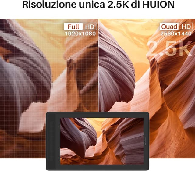 Thumbnail 1 de HUION Kamvas Pro 16 2.5K Tavoletta Grafica