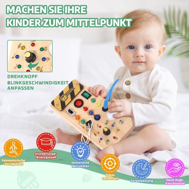 Thumbnail 4 de Konijiwa Busy Board LED ab 1 Jahr