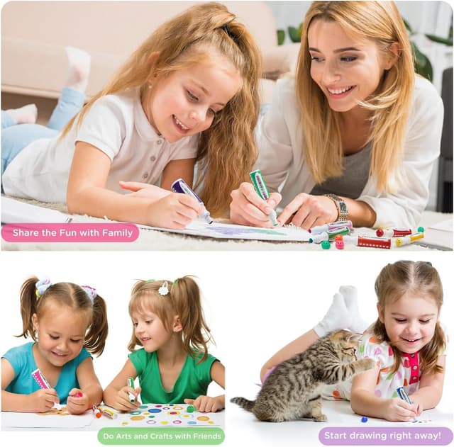 Thumbnail 5 de Ohuhu Bingo Pens and Dabbers 12-pack, 40 ml each 🎨