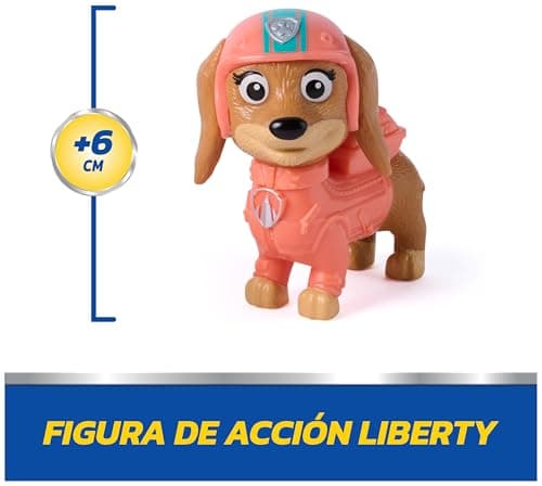 Detalle de Paw Patrol Patrulla Canina Pack Moto de Rescate y Figura Liberty (3 años +)