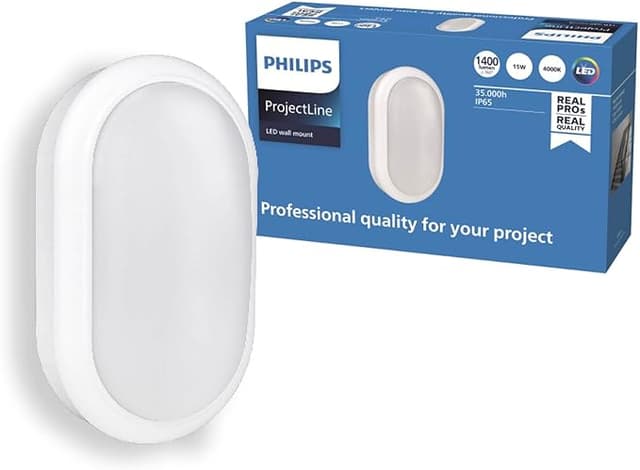Detalle de Philips Aplique LED ProjectLine Ovalado 15W Luz Natural